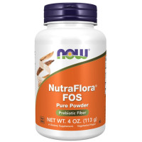 NOW - ПРЕБИОТИК НА ПРАХ (NUTRAFLORA FOS POWDER) - 113 Г